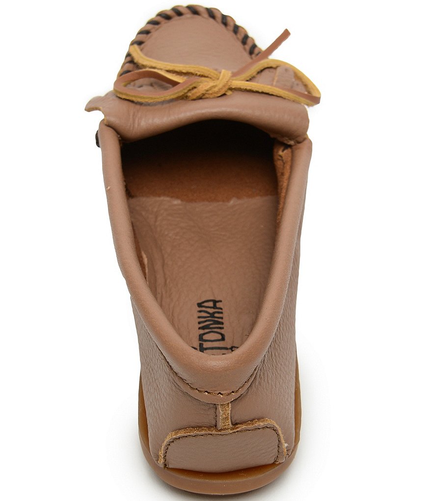 Minnetonka Deerskin Kilty Moccasins