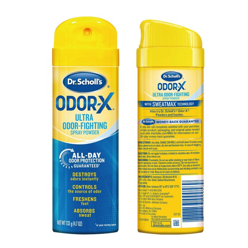 Dr Scholl's Odor-X Odor Fighting Spray Powder - 4.7oz
