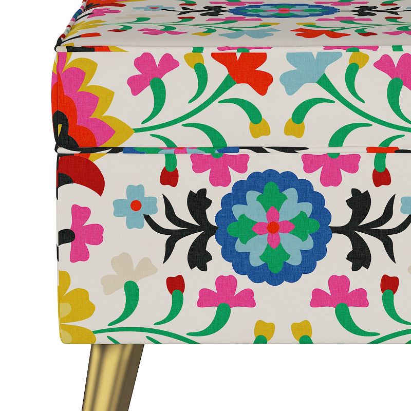 Jayda Storage Bench with Splayed Alejandra - Opalhouse™