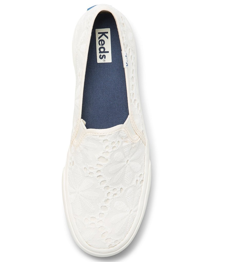 Keds Double Decker Eyelet Slip-On Sneakers