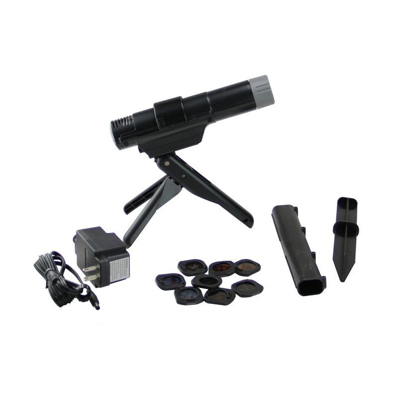 Christmas Central 10" Black Outdoor LED Projector with Tripod and 8 Slides