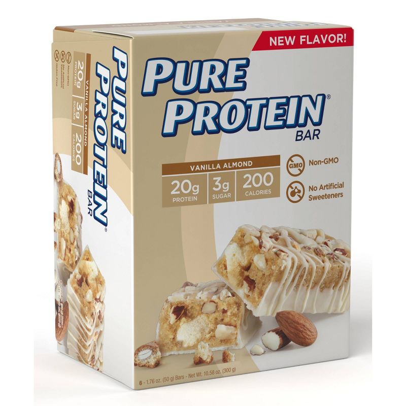 Pure Protein Bar - Vanilla Almond - 6pk