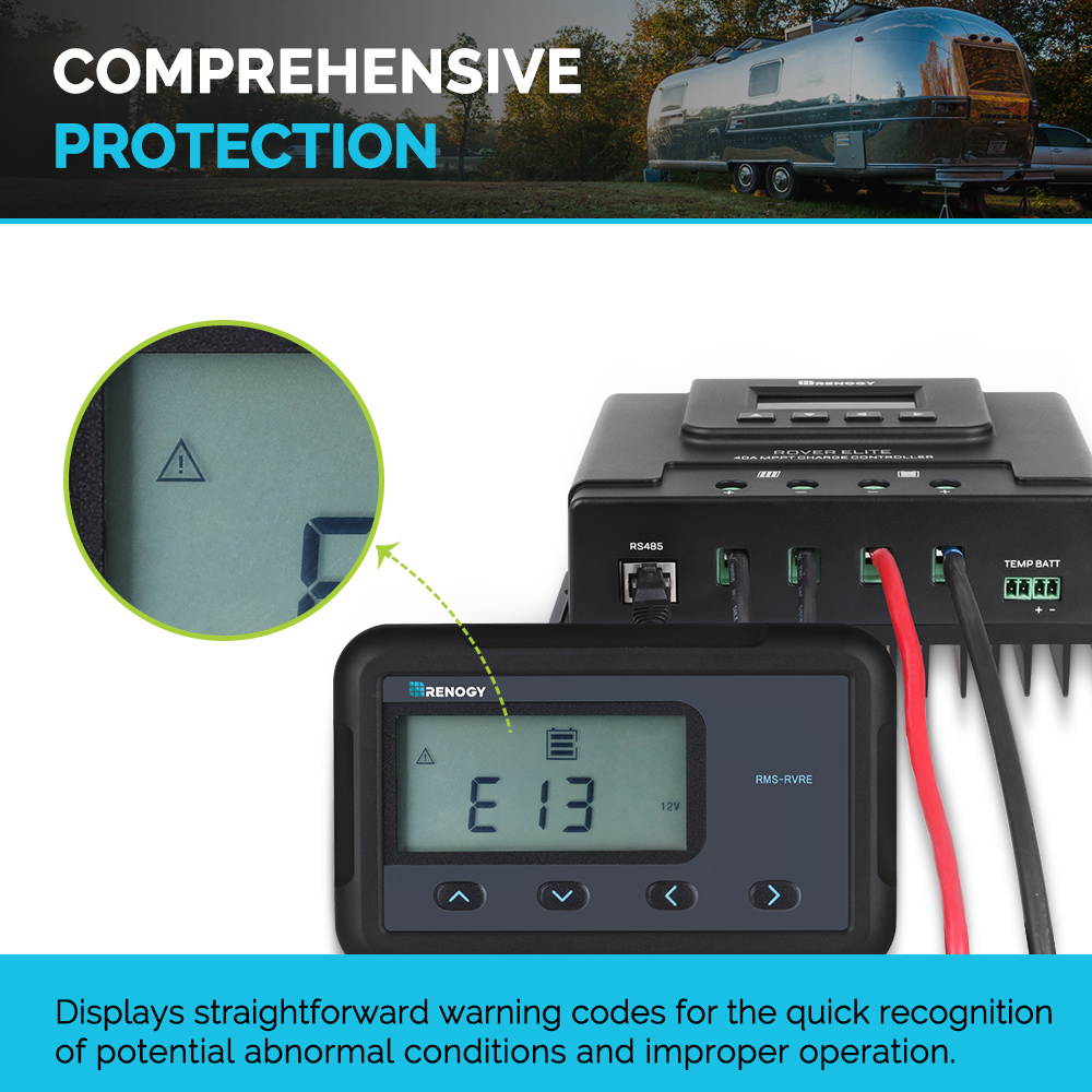 Renogy Monitoring Screen for Rover Elite Charge Controller Series