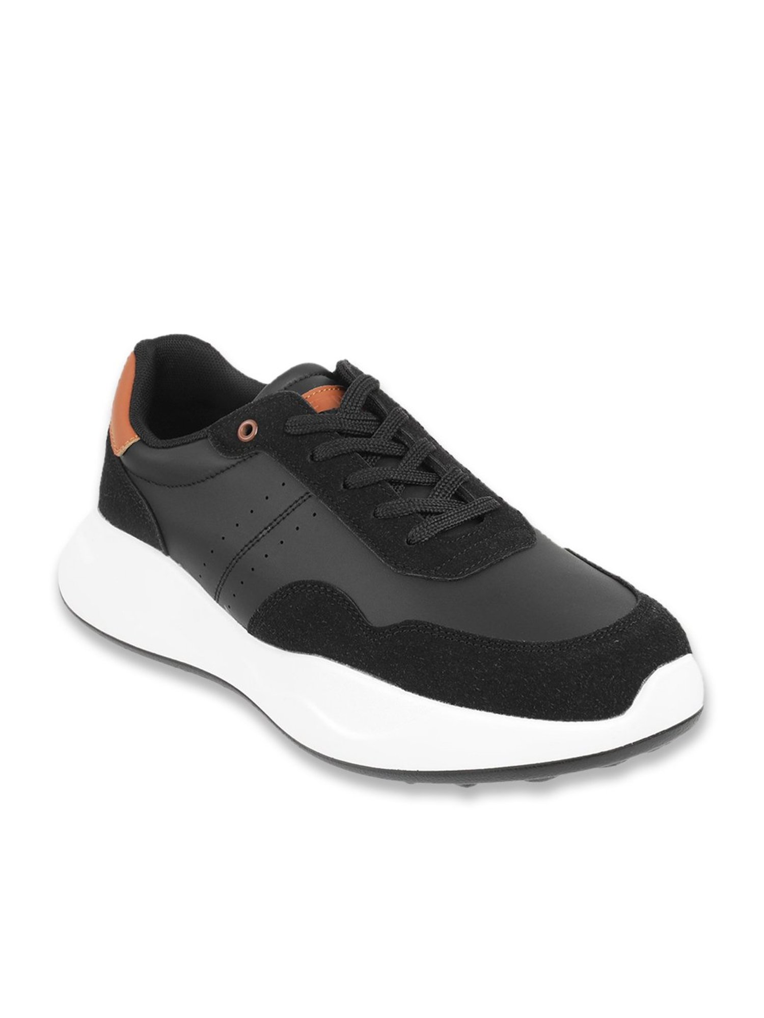 Metro Men's Black Casual Sneakers