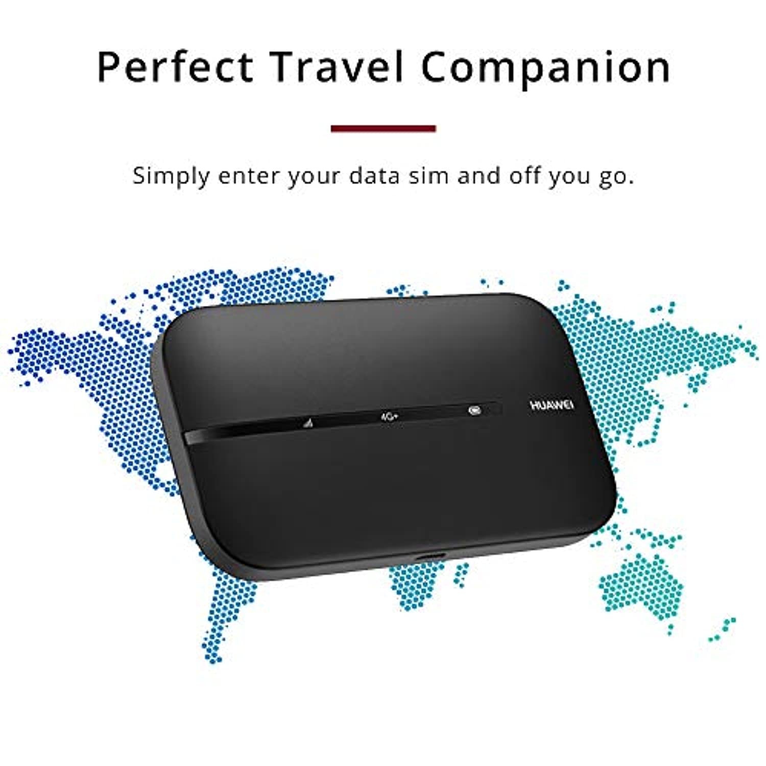 Huawei E5783B-230 Unlocked 300 Mbps 4G LTE Mobile WiFi Hot Spot (4G LTE in Europe, Asia, Middle East, Africa) Black (E5783H92A)