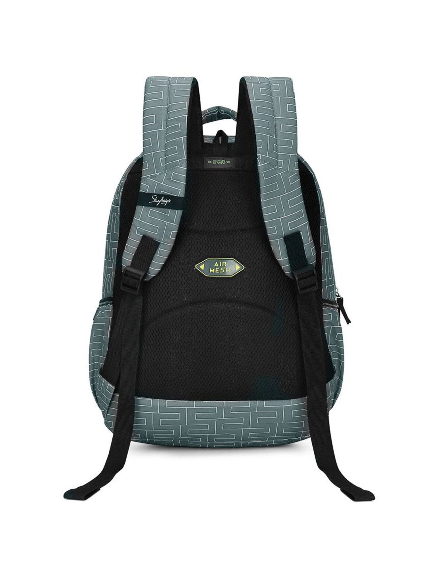 Skybags Tango 03 Grey Polyester Printed Backpack - 28 Ltrs