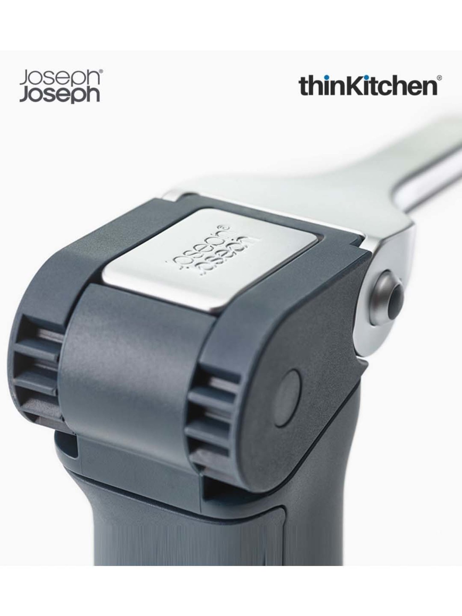 JOSEPH JOSEPH Silver & Green Steel 30.5 cm Elevate Tong - Set of 1