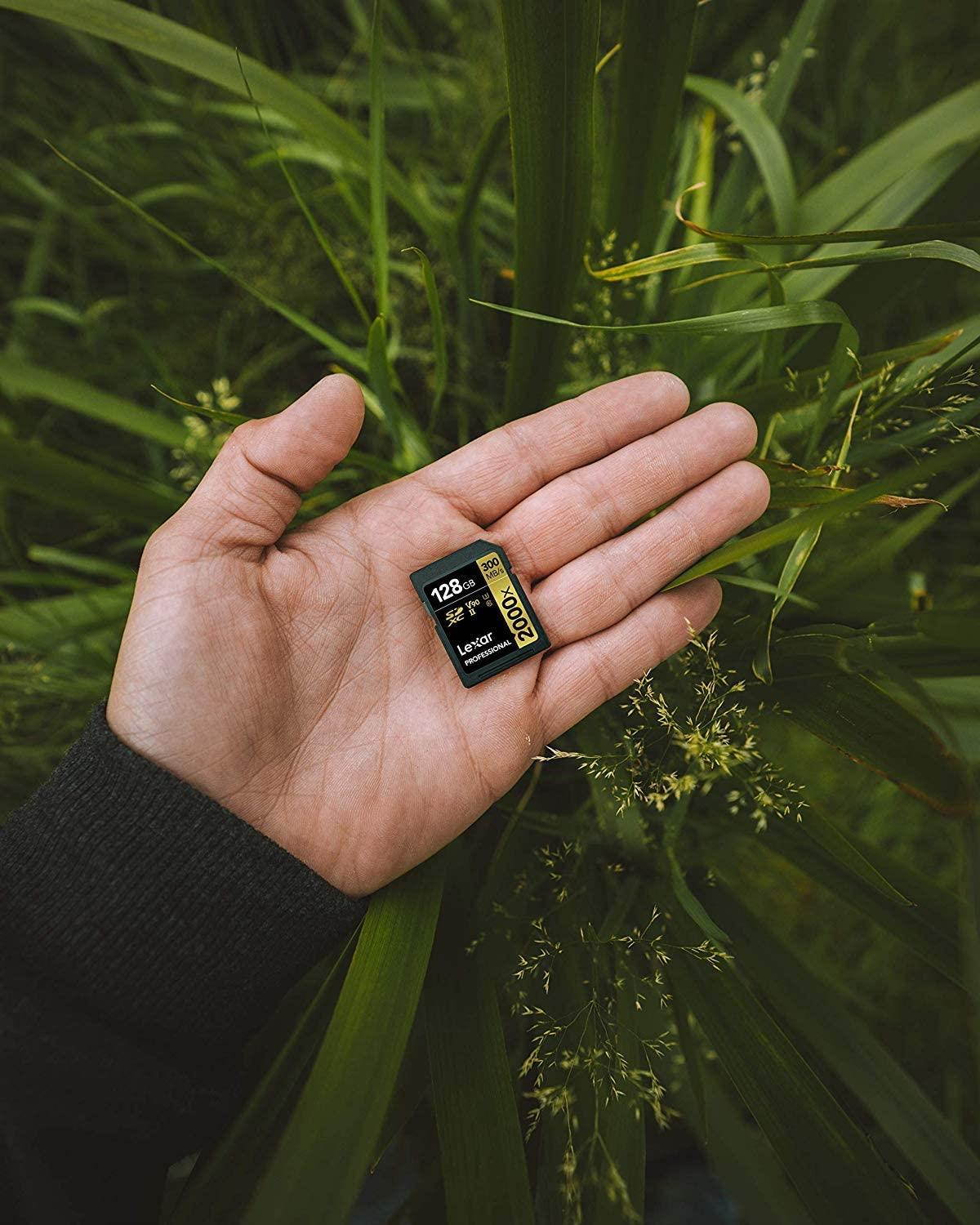 Lexar 128GB PRO SDHC 2000X RDR UII BL NA