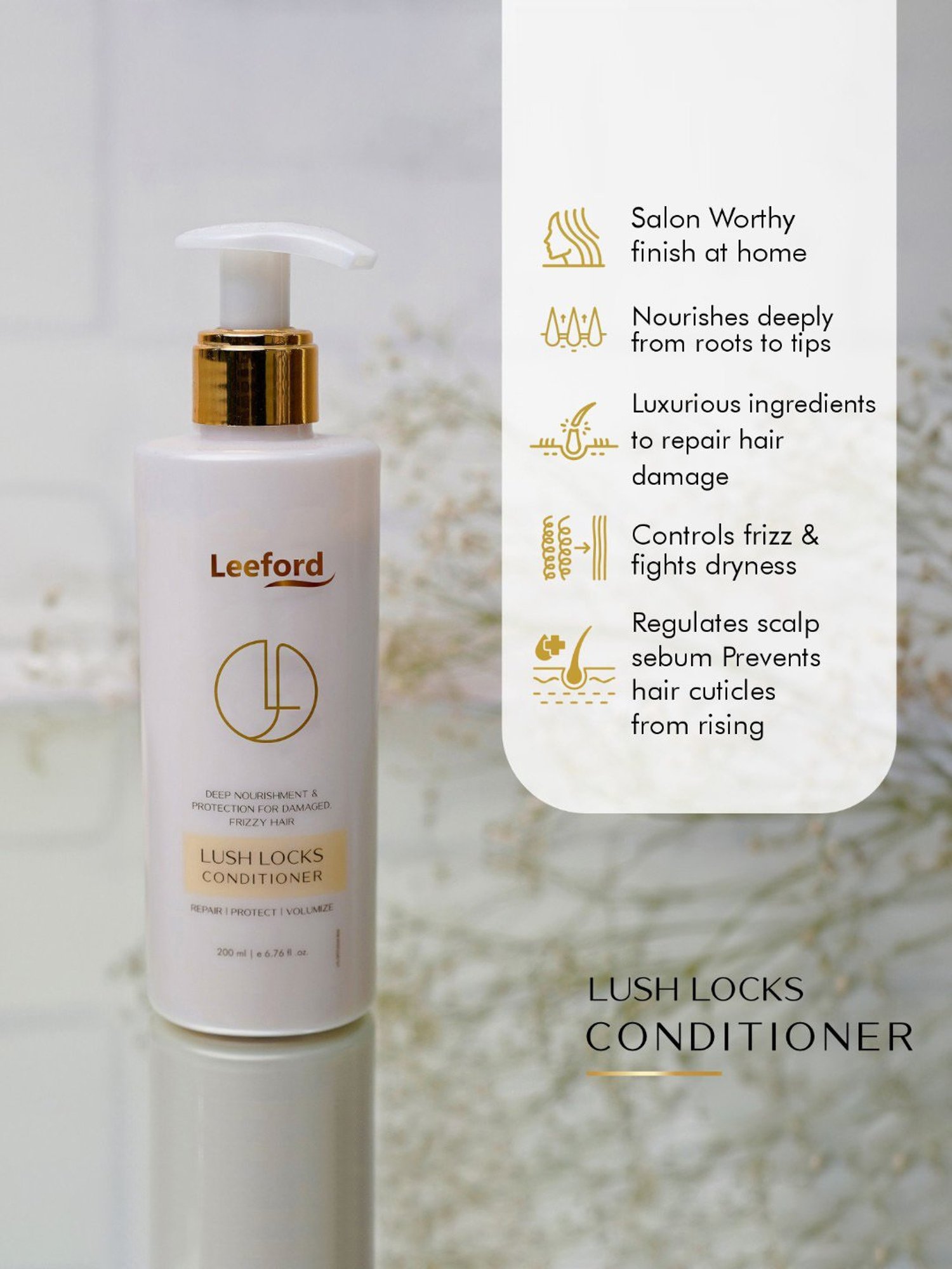 Leeford Lush Lock Hair Conditioner - 200 ml