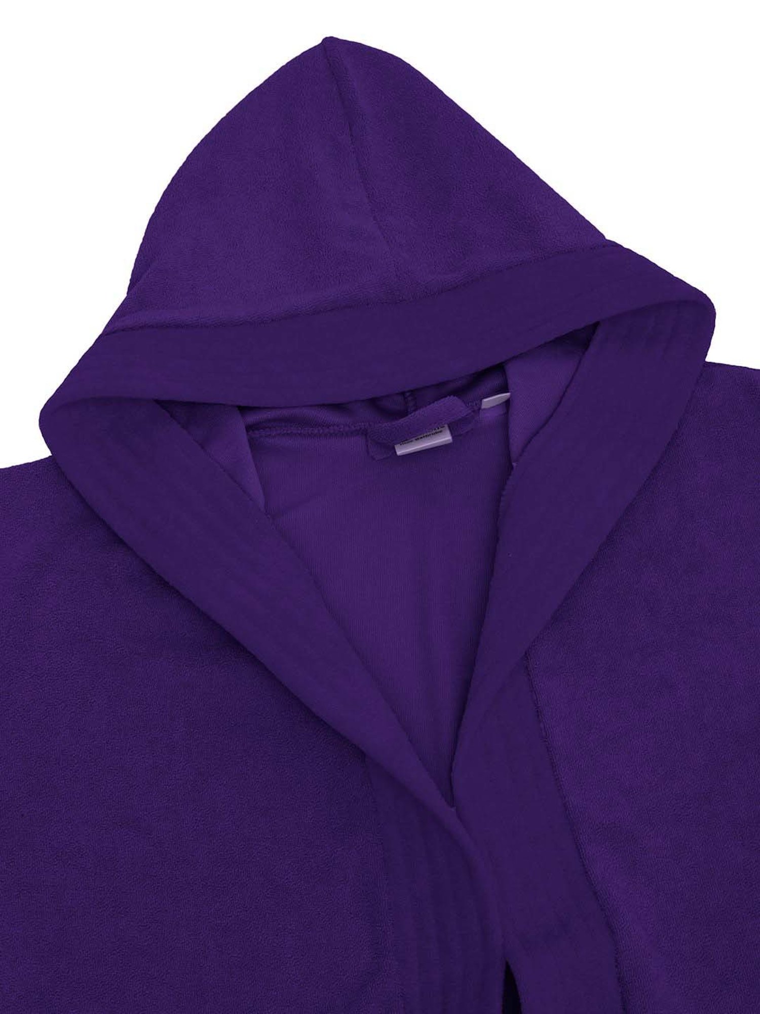 Creeva Melodious Black & Turkish Micro Terry 225 GSM Kids Hooded Bathrobe 4-5 Years With Pocket