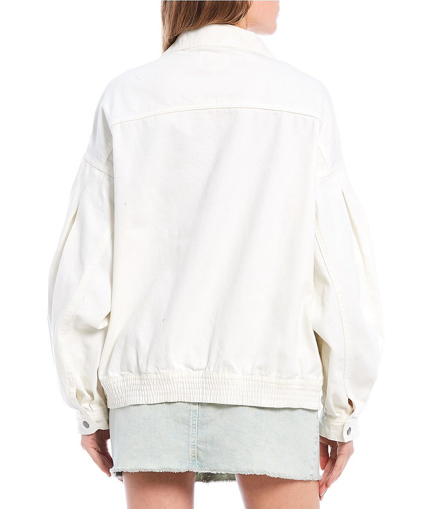 Sundown by Splendid Coordinating Joey Acid Wash Zip Front Hoodie