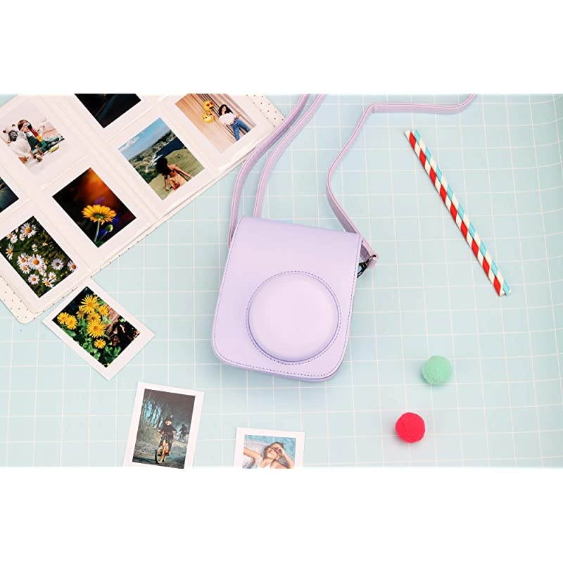 Instant Camera Case for Fujifilm Instax Mini 11 Instant Camera (Lilac Purple A)