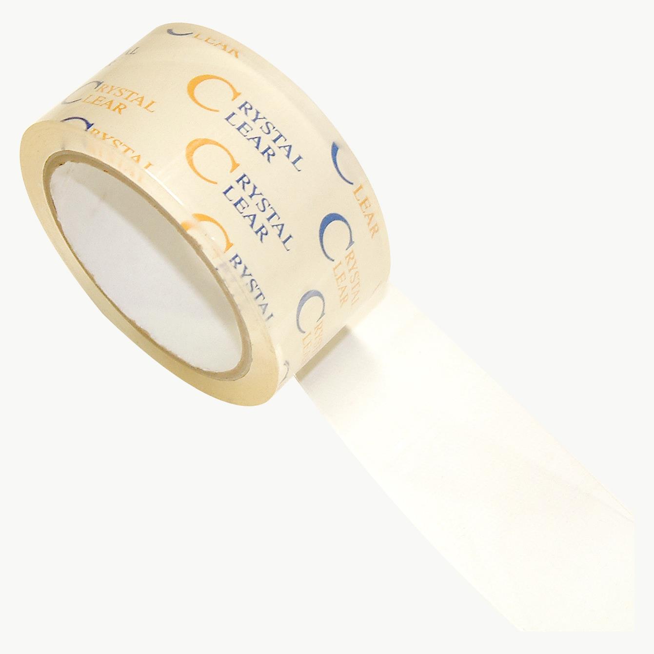 JVCC OPP-22CC Crystal Clear Packaging Tape: 2 in. x 55 yds. (Clear)
