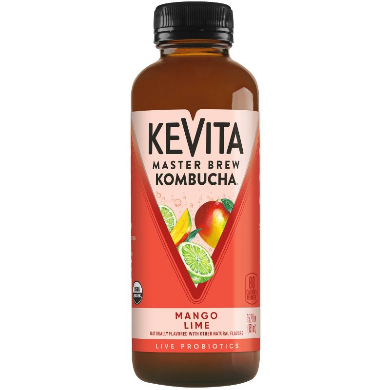 KeVita Mango Lime Master Brew Kombucha - 15.2 fl oz