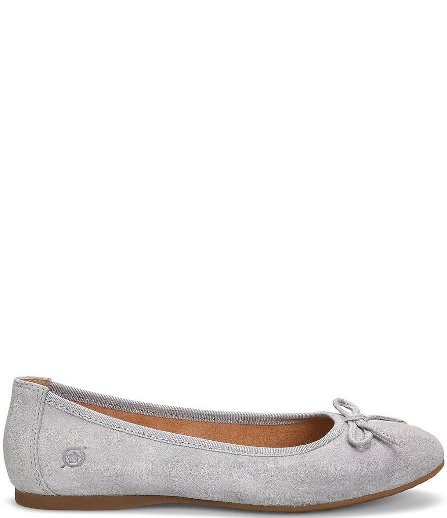 Born Brin Suede Leather Slip-On Flats