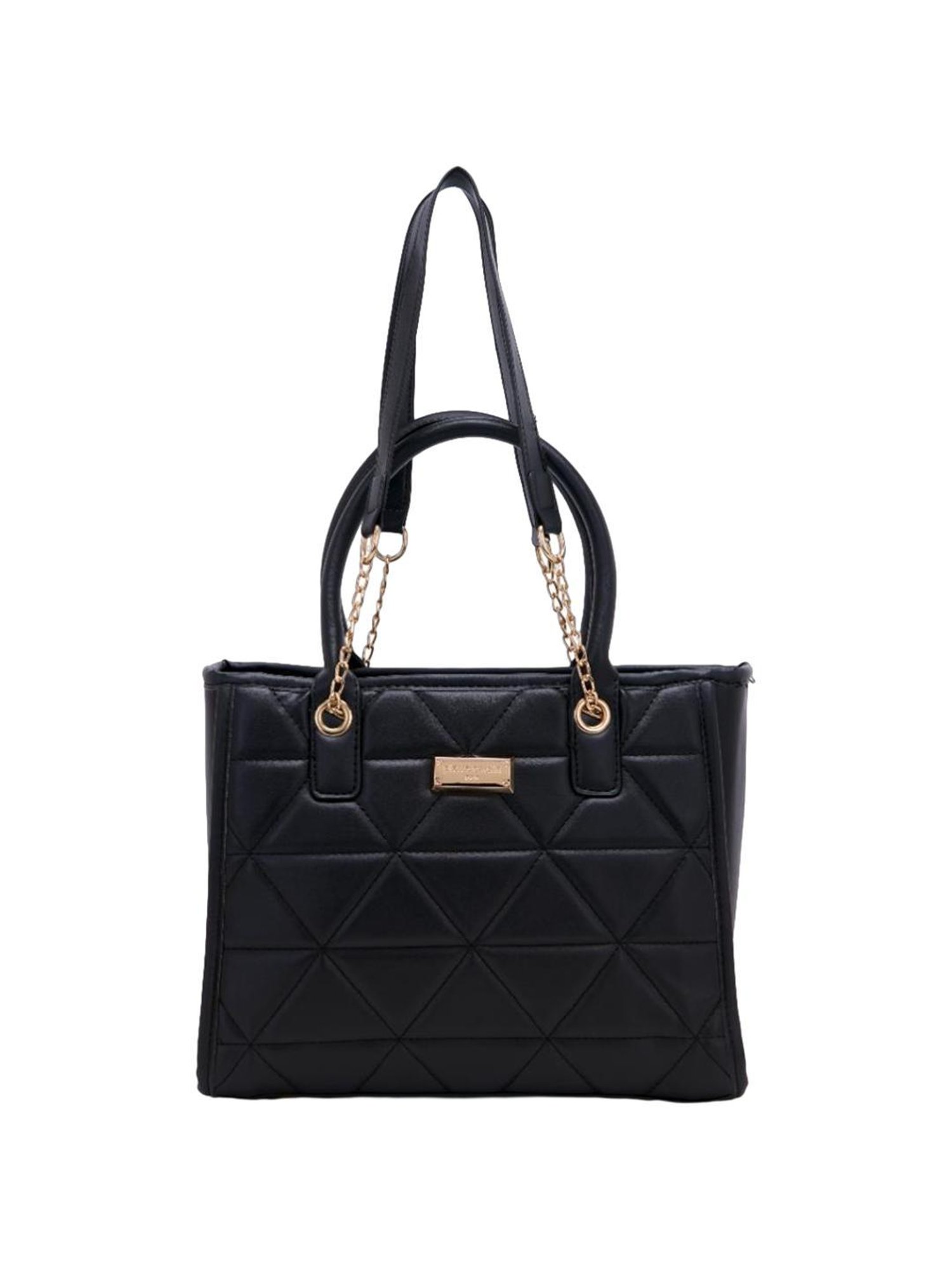Pierre Cardin Black Textured Handbag