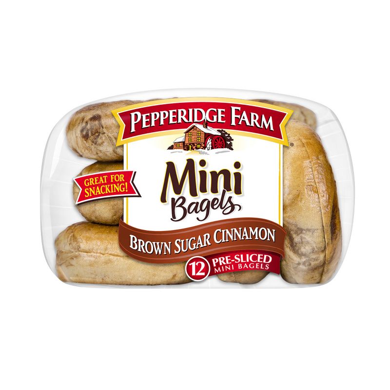 Pepperidge Farm Brown Sugar Cinnamon Mini Bagels - 17oz/12ct