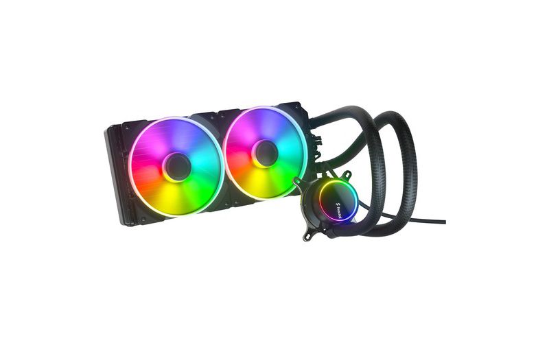 Fractal Design Celsius+ S28 Cooling Fan/Radiator/Pump - 2 x 140 mm - 103.9 CFM - 34.1 dB(A) Noise - Liquid Cooler Cooler - LLS Bearing