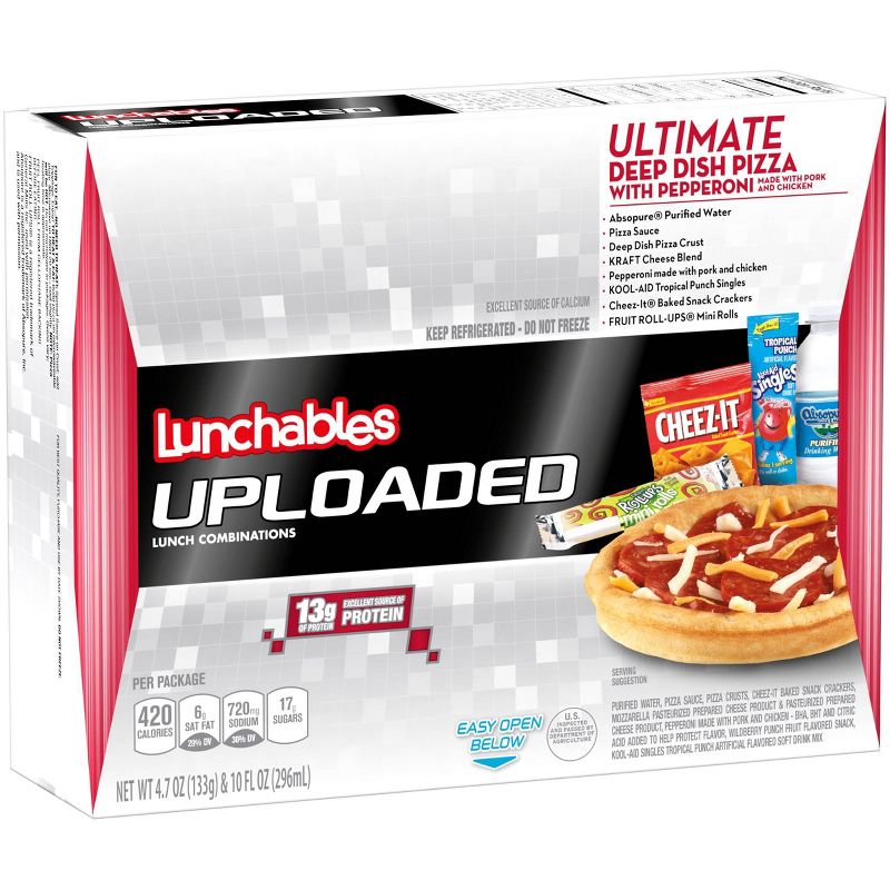 Oscar Mayer Lunchables Uploaded Deep Dish Pepperoni Pizza - 11.4oz