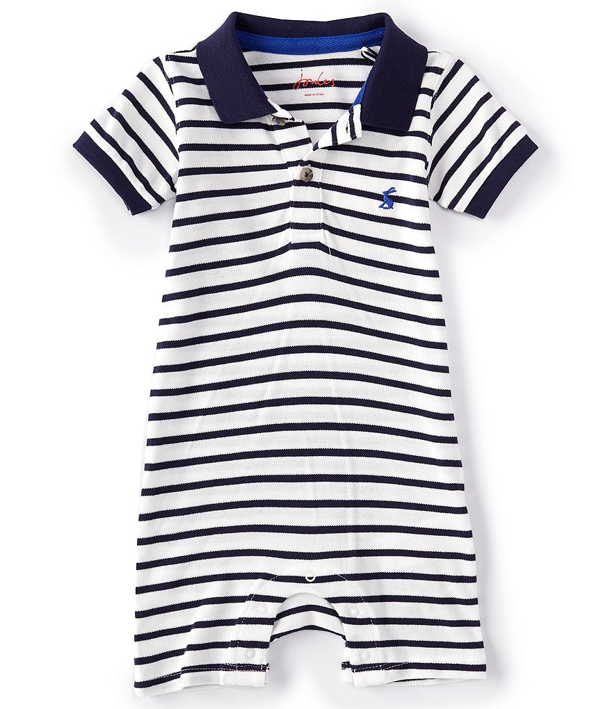 Joules Baby Boys 3-24 Months Short-Sleeve Filbert Stripe Polo Romper