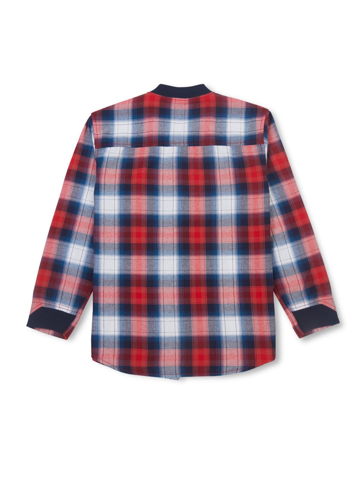 Gini & Jony Kids Multicolor Checks Full Sleeves Shirt
