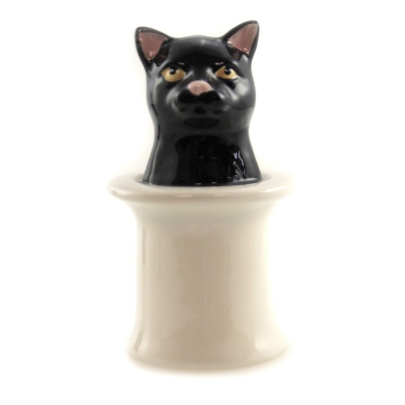 Tabletop 4.0" Cats In Hat Salt & Pepper Set Magnetic Pacific Trading  -  Salt And Pepper Shaker Sets