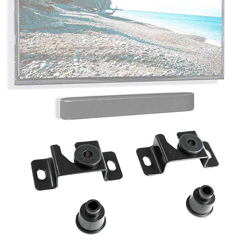Fixed TV Mount for up to 70 inch Flat Screens | Soundbar Wall Mount Picture Hanging Style Thin UltraLow Profile MOUNTVW00