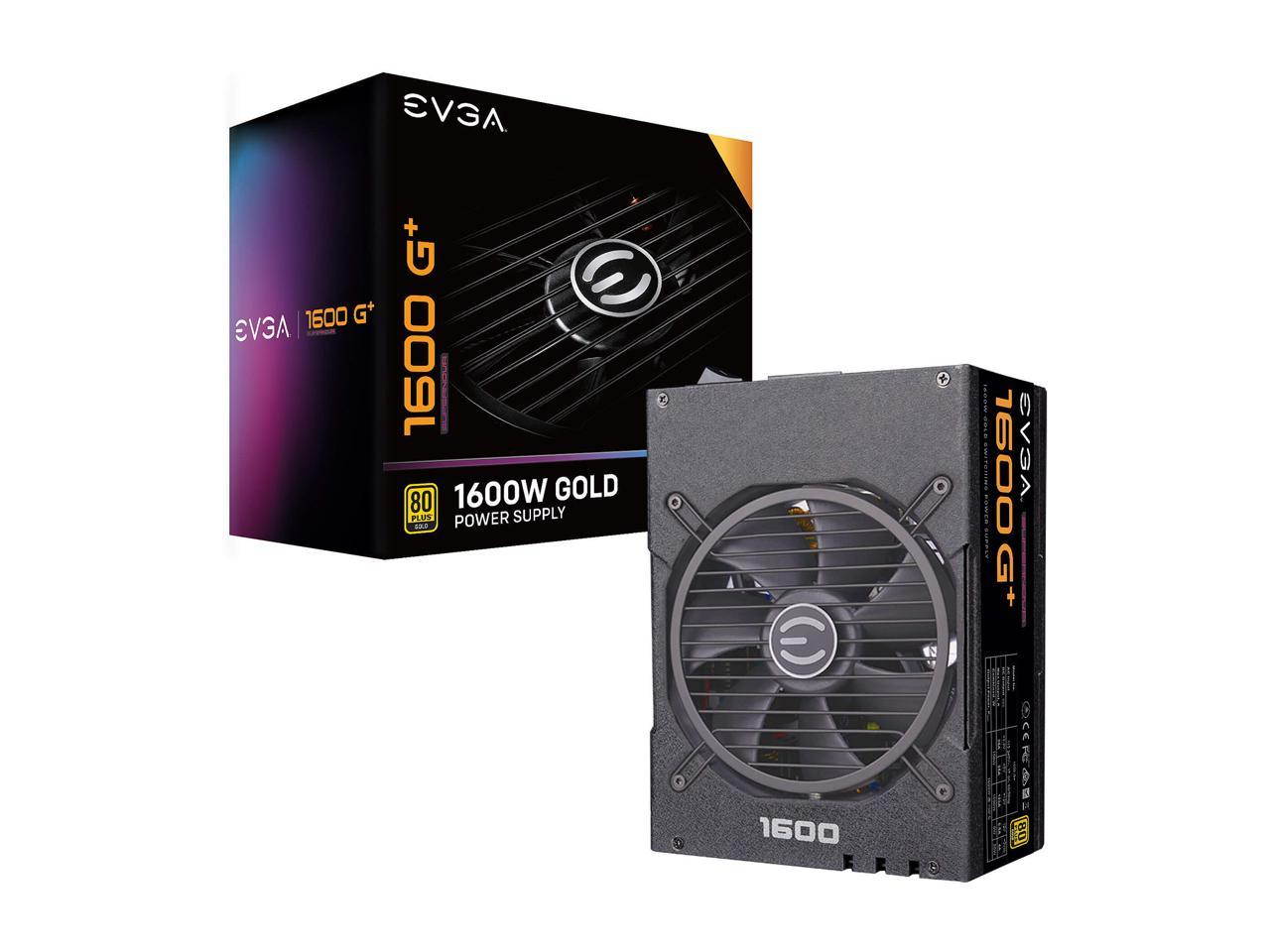 (openbox)EVGA SuperNOVA 1600 G+, 80+ GOLD 1600W, Fully Modular, 10 Year Warranty, Includes FREE Power On Self Tester, Power Supply