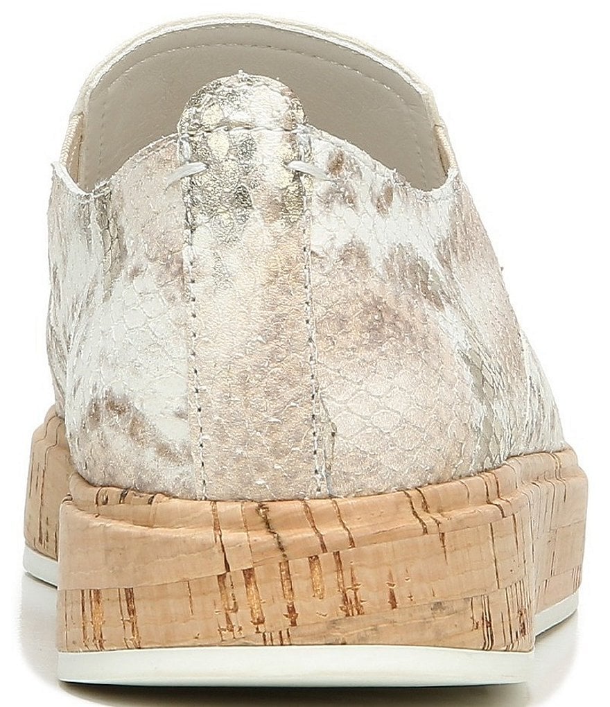 Sarto By Franco Sarto Daine Metallic Snake Leather Sneakers