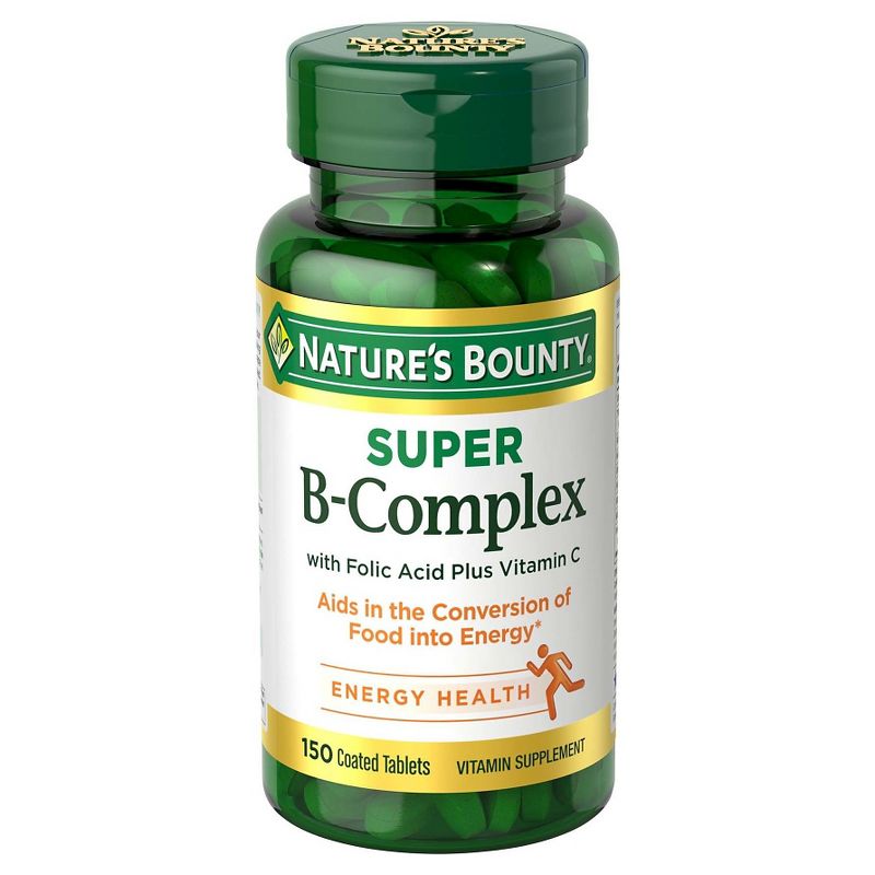 Nature's Bounty Super B Complex Dietary Supplement Coated Tablets - 150ct