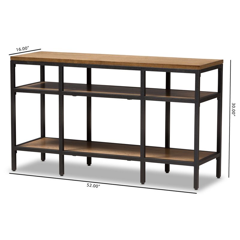 Demilune Hall Stand - Chocolate Cherry - Leick Home