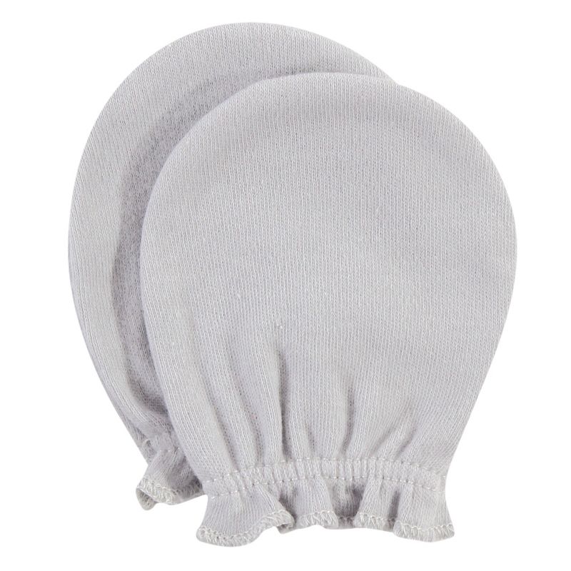 Hudson Baby Infant Boy Cotton Scratch Mittens, Foxes, 0-6 Months