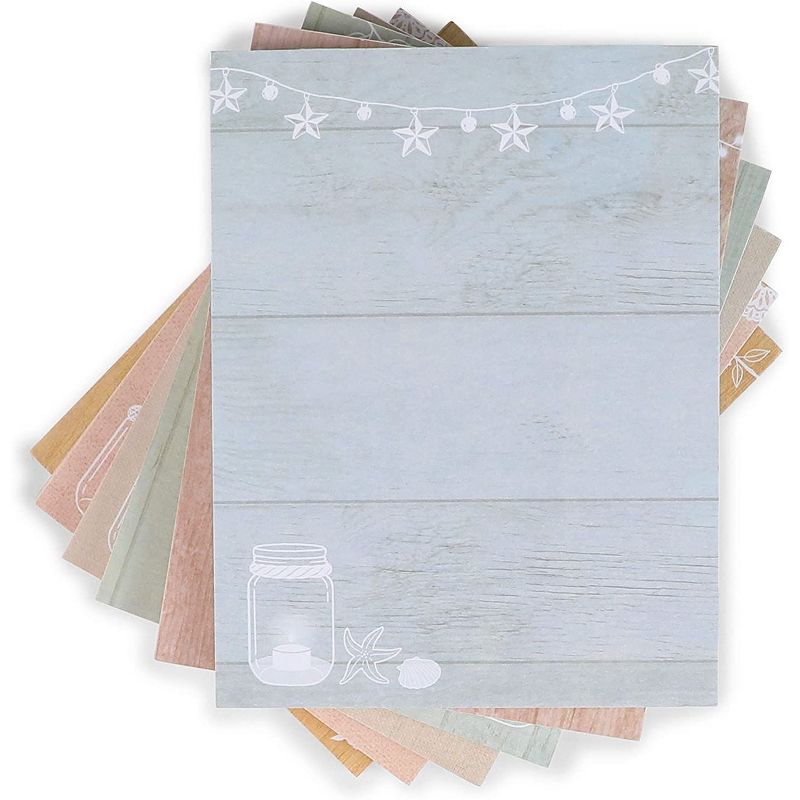 Paper Junkie 6-Pack Mason Jars Memo Note Pads Notepads, 4.5 x 5.5 inch