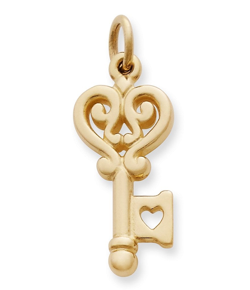 James Avery Key to My Heart 14K Gold Charm