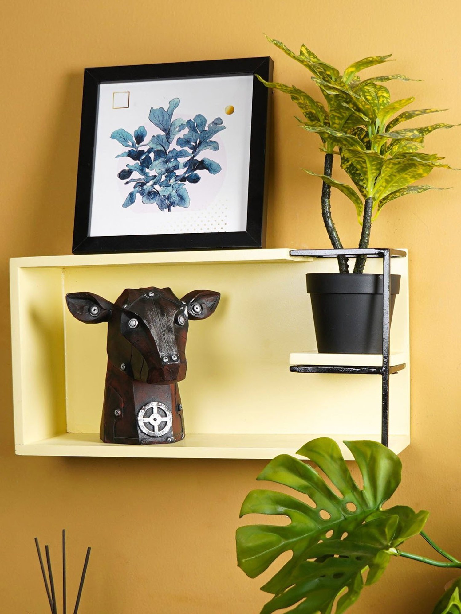 Nilkamal Cora White Engineered Wood TV Entertainment Unit with 2 Shelves