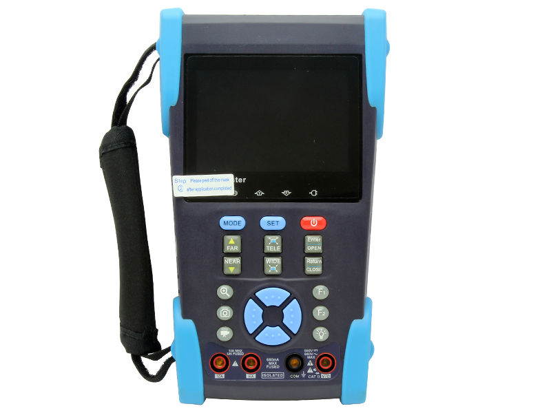3.5" LCD CCTV Tester for IP & Analog camera testing with function of PTZ, UTP Cable Test, POE Test, Digital Multimeter,cable scan, TDR Break-point and short-circuit measurement