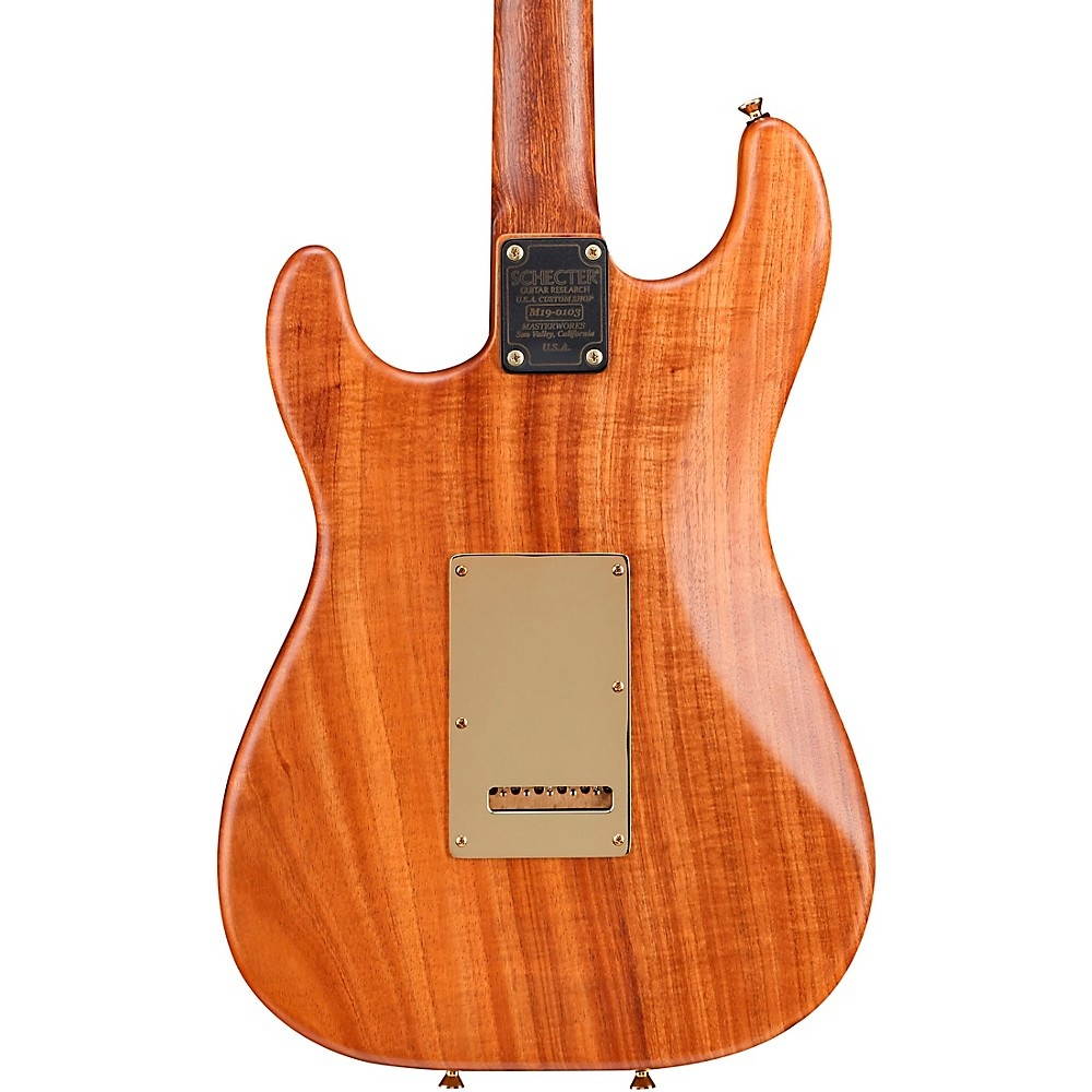 Schecter Guitar Research Masterworks Dream Machine with Solid Koa Body 6-String Electric Guitar