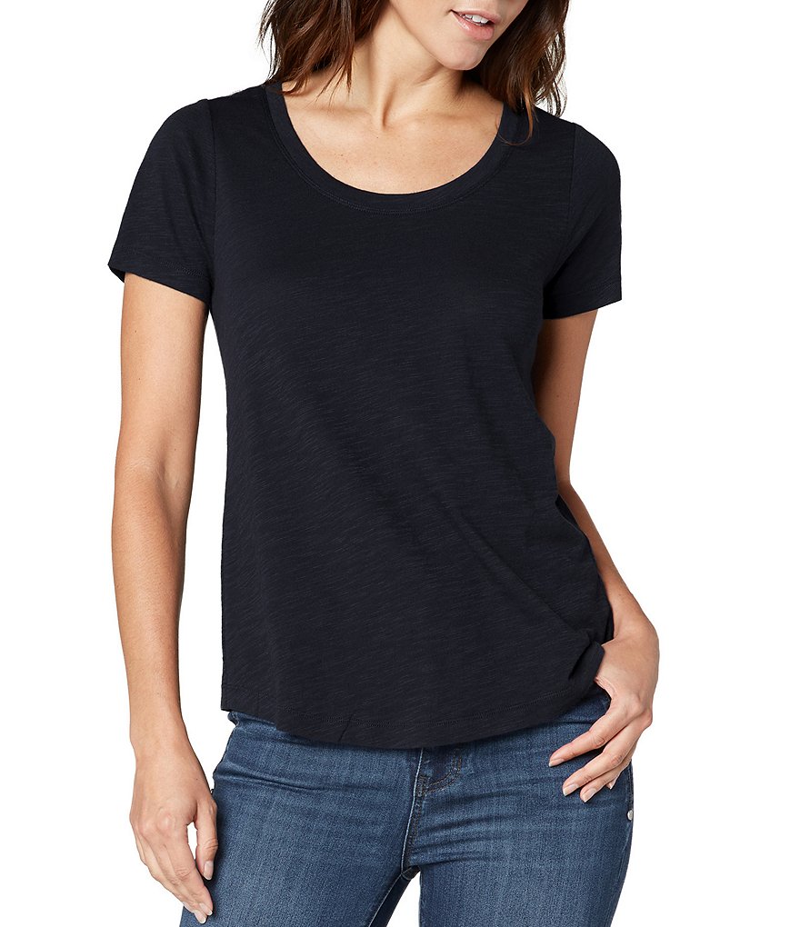 Liverpool Los Angeles Classic Slub Jersey Scoop Neck Short Sleeve Tee