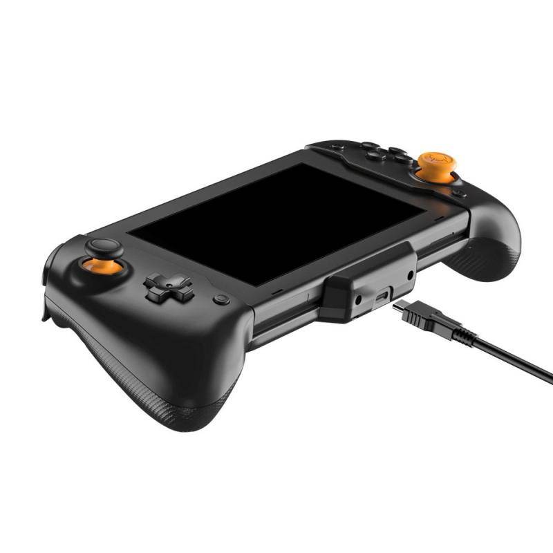 Yijianxi Handheld Controller Grip Console Gamepad Double Motor Vibration Built-in 6-Axis Gyro Sweat-proof for Nintendo Switch