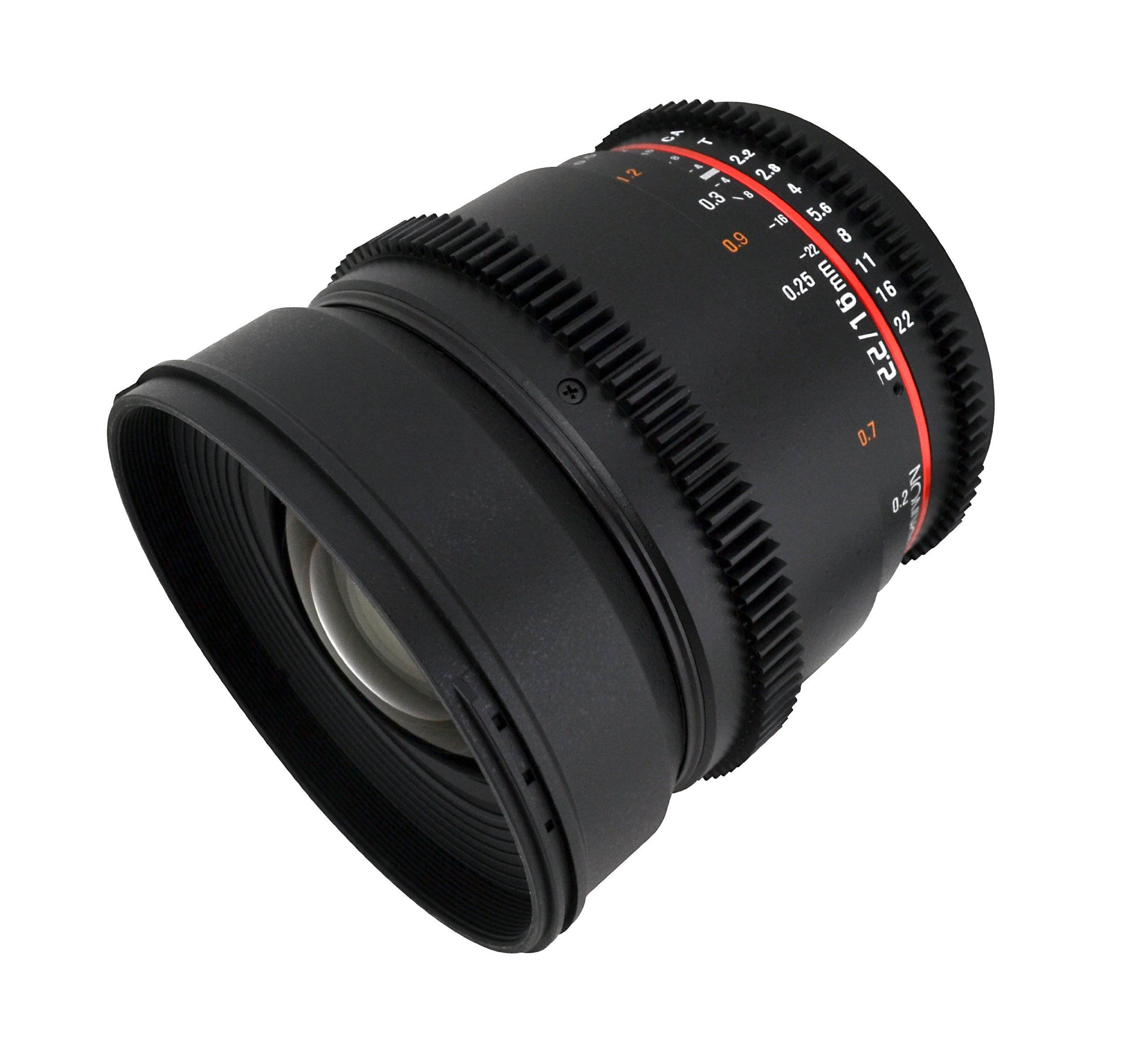 Rokinon 16mm T2.2 Wide Angle Cine Lens for Micro Four Thirds #CV16M-MFT