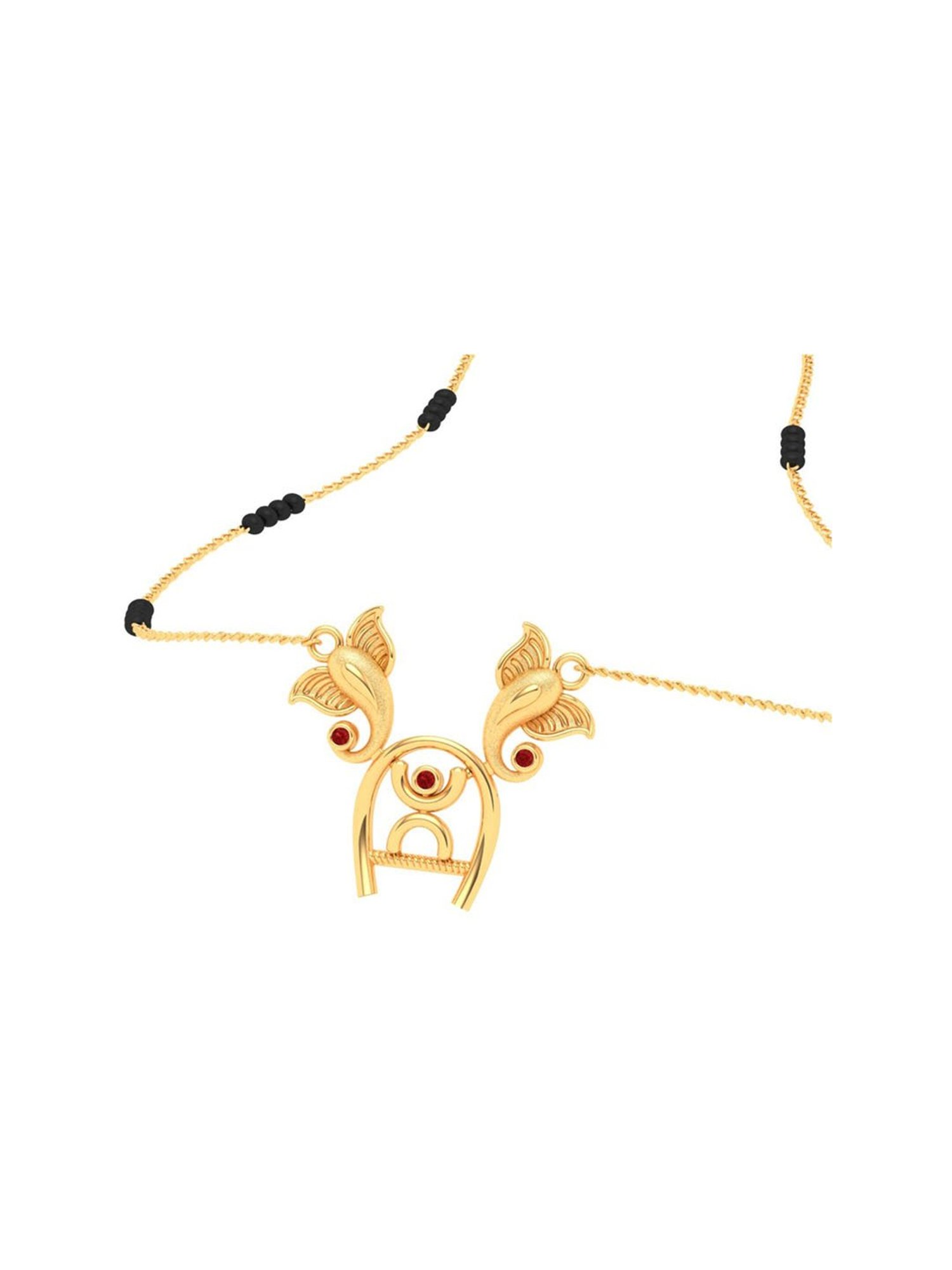 P.C. Chandra Jewellers 22k Yellow Gold Dazzling Mangalsutra Necklace