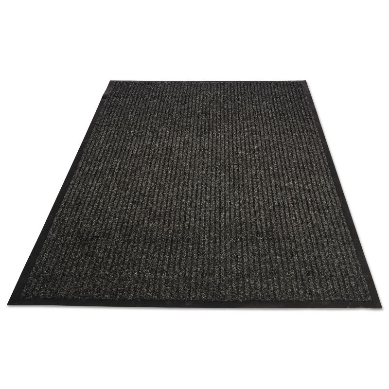 4'x6' Rectangle Solid Floor Mat Black - Guardian