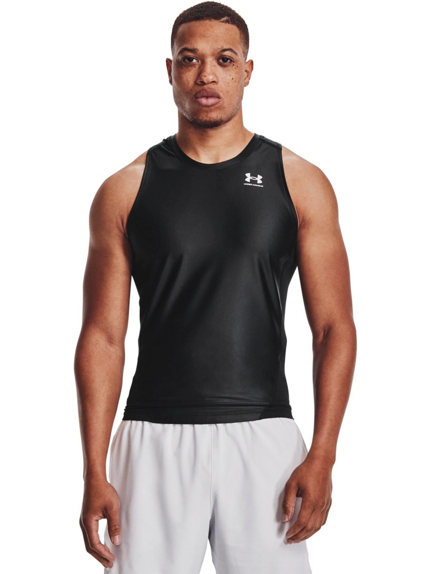 Under Armour Black Regular Fit Gym Vest