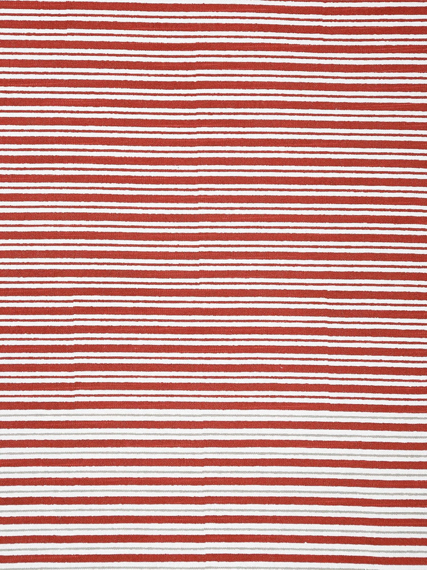 Fabindia Home Tejal Red & White Cotton 9 ft Long Door Curtain