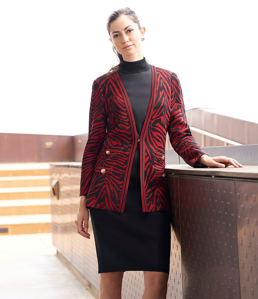 Ming Wang Straight Washable Skirt