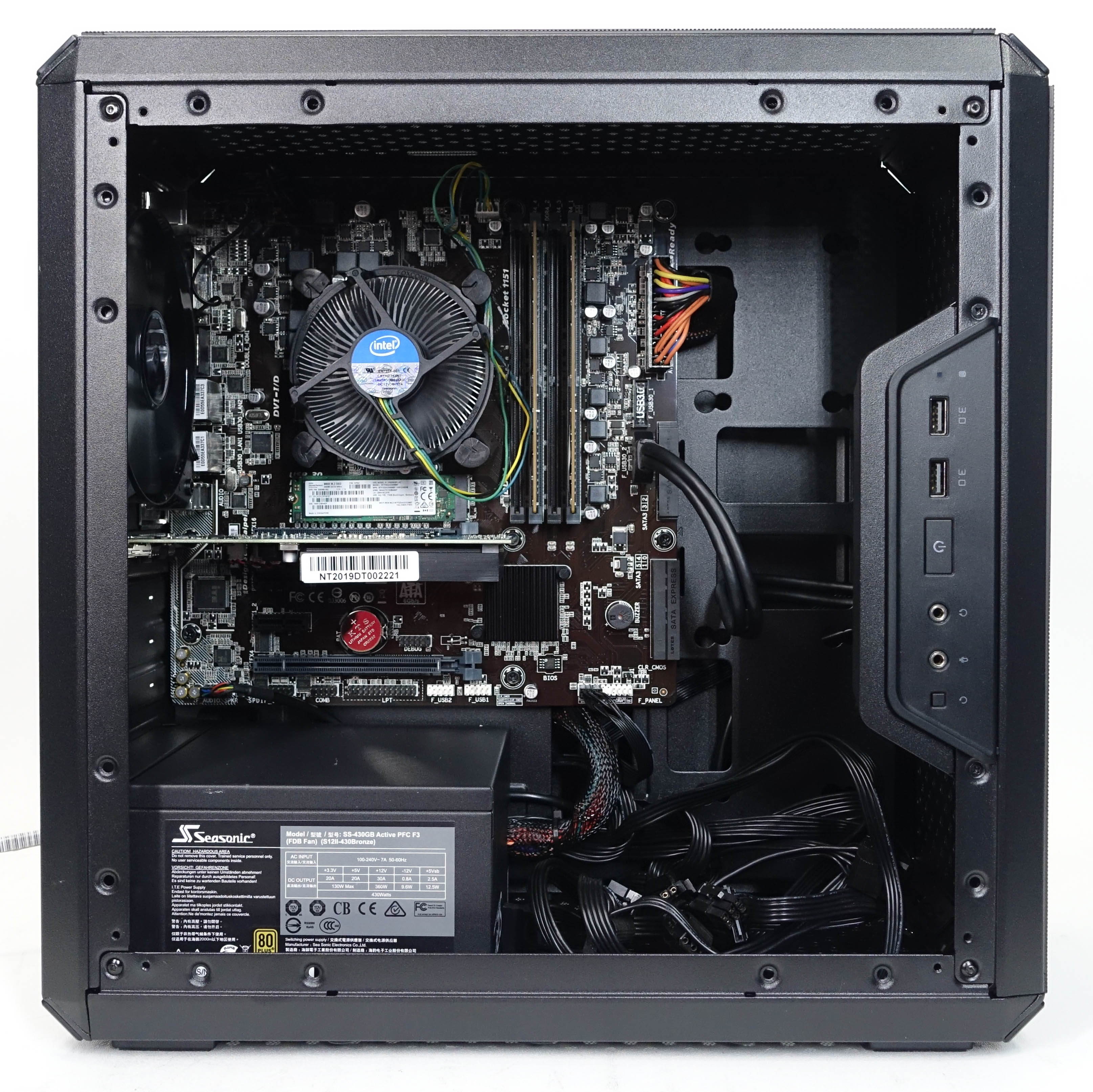 Custom Gaming Desktop PC - Intel i7-7700 3.6GHz - 16GB DDR4 RAM - 240GB M.2 SSD (Solid State Drive) - 430w 80+ Bronze PSU - Wi-Fi