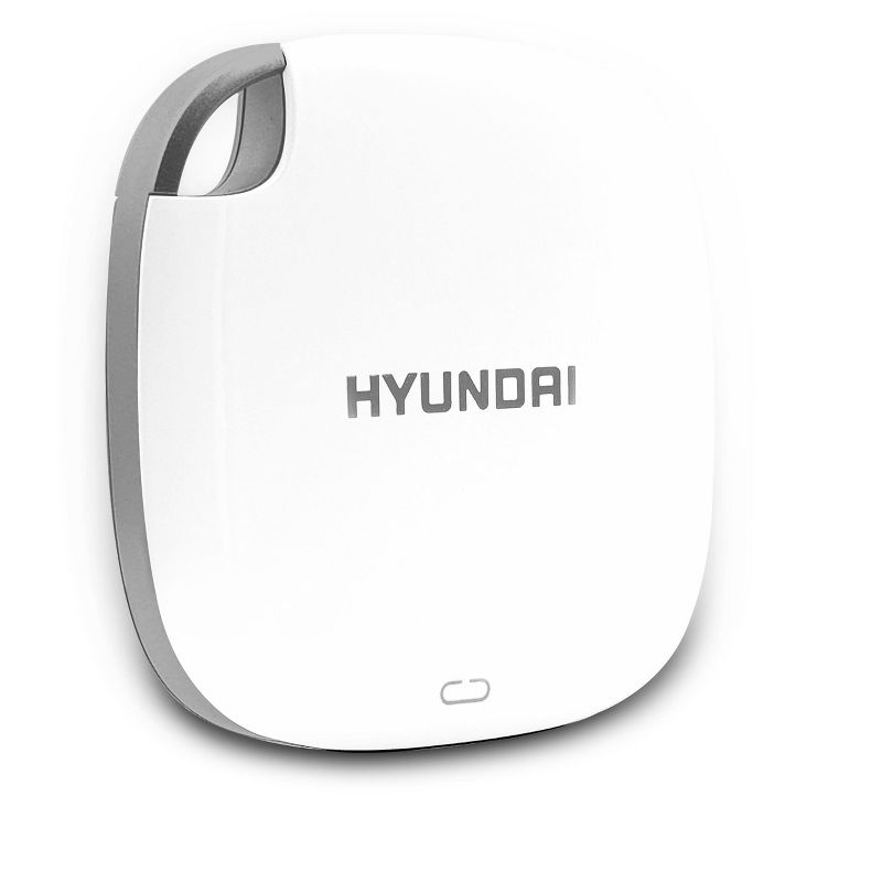Hyundai 2TB Ultra Portable External SSD for PC/Mac/Mobile, USB-C USB 3.1 - White (HTESD2048PW)