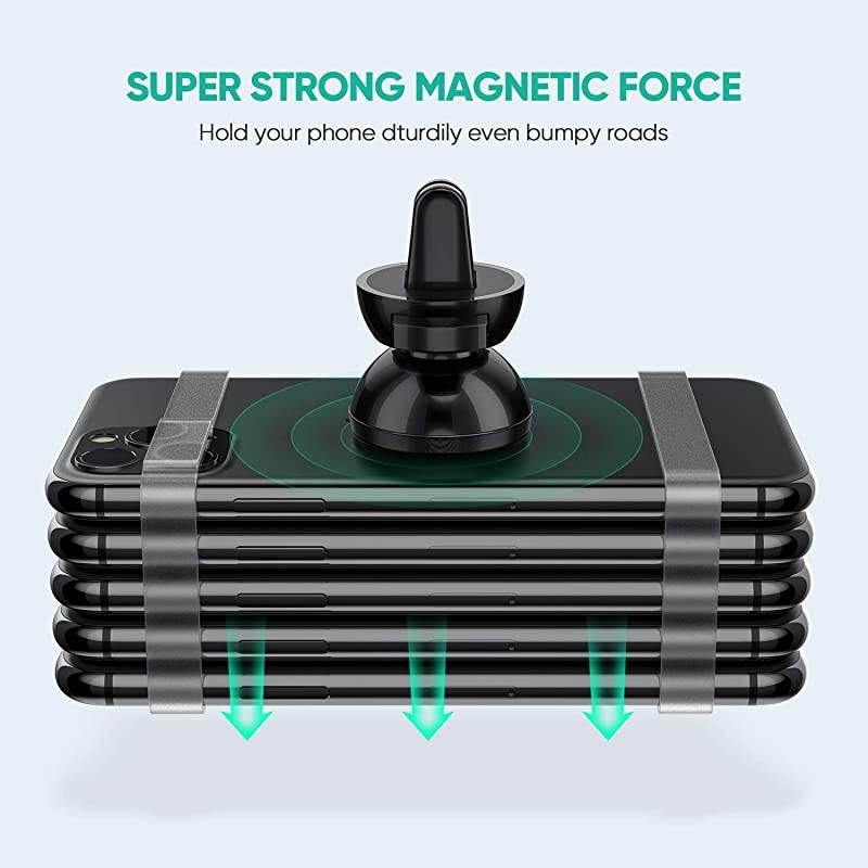 Car Phone Mount, Adjustable Phone Stand for Car,Compatible with iPhone 12/11 Pro Max XS Max XR X 8 7 6S Plus SE 2020 12 Mini,Samsung Galaxy