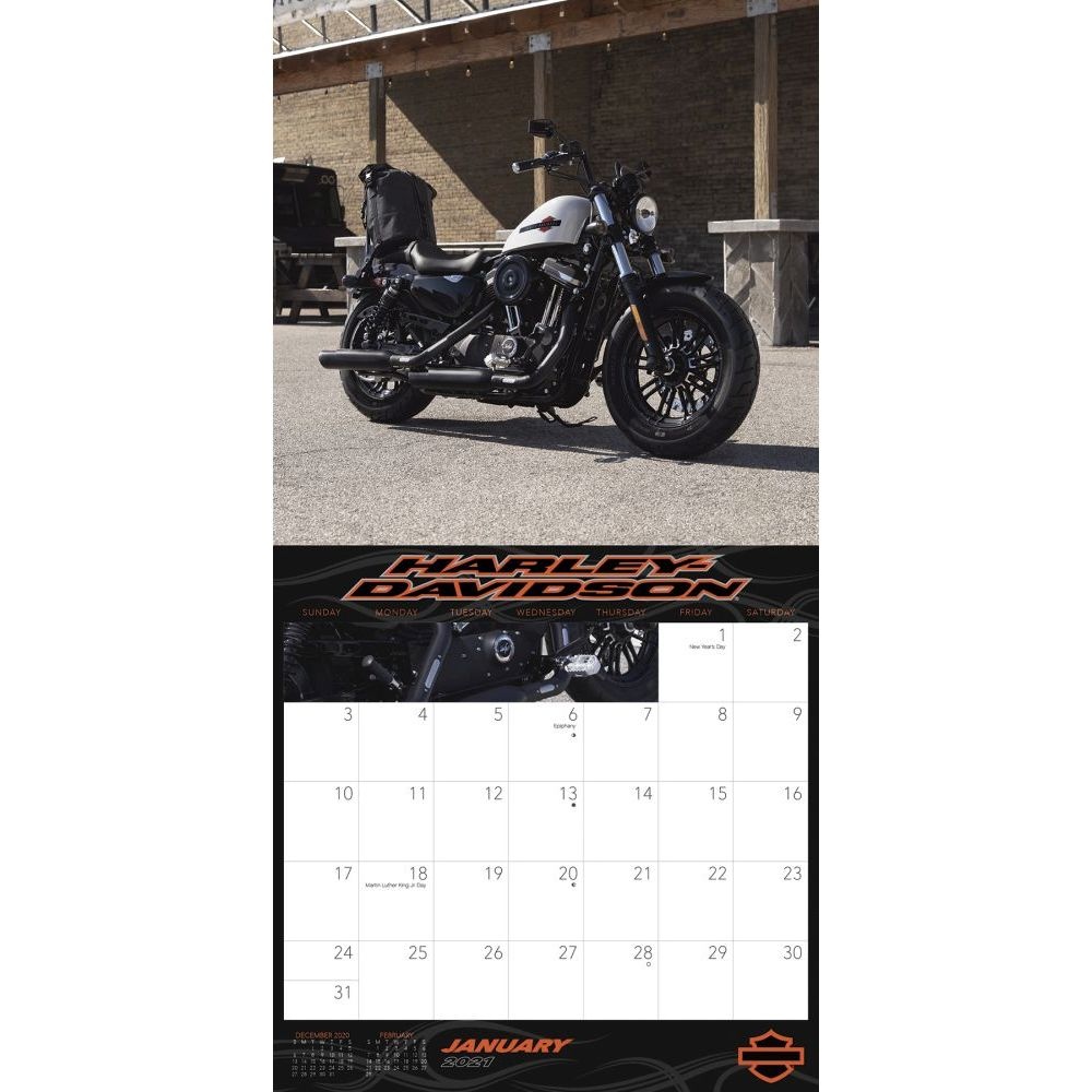 Trends International,  Harley Davidson 2021 Wall Calendar 2021