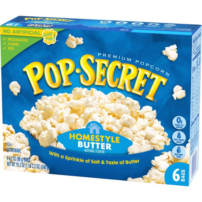 Pop Secret Homestyle Microwave Popcorn - 6ct